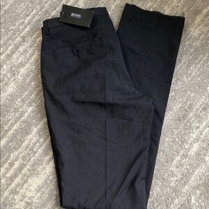 Hugo Boss Black Pinstripe Trousers